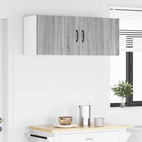 VidaXL Konyhaszekrény 2 pcs Szürke Sonoma 50 x 31 x 40 cm Faanyag