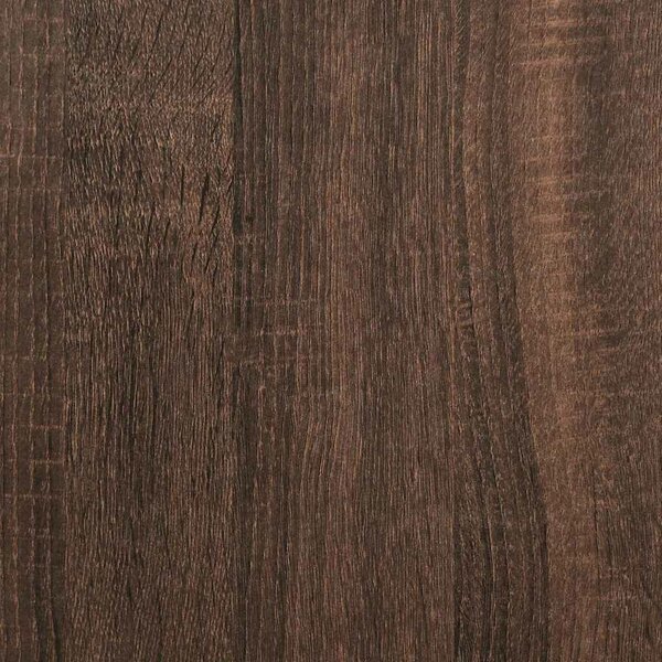 VidaXL Fali üveges szekrény LUCCA Barna Tölgy 80 x 31 x 80 cm