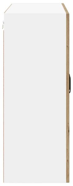 VidaXL Fali üveges szekrény LUCCA Kézműves Tölgy 80 x 31 x 80 cm