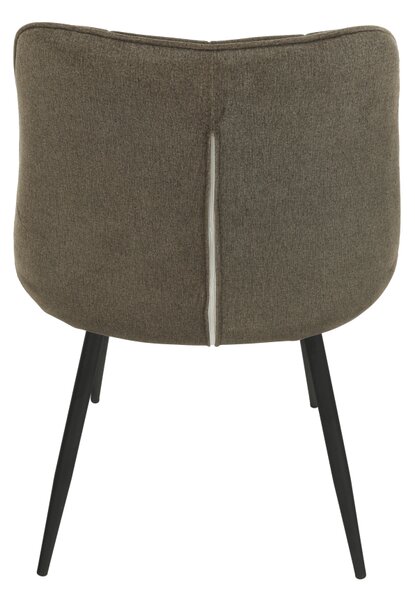 Szék, szürkésbarna taupe/fekete, SARIN