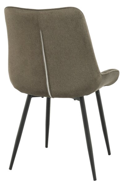 Szék, szürkésbarna taupe/fekete, SARIN