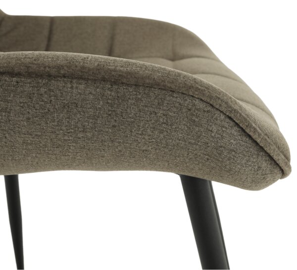 Szék, szürkésbarna taupe/fekete, SARIN