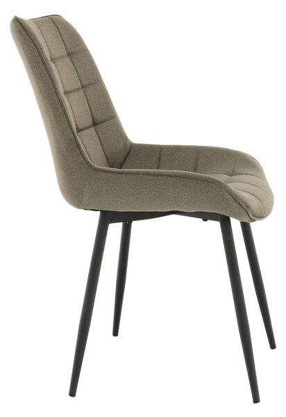 Szék, szürkésbarna taupe/fekete, SARIN