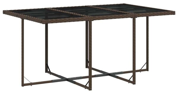 VidaXL 11 részes barna polyrattan kerti ülőgarnitúra párnákkal