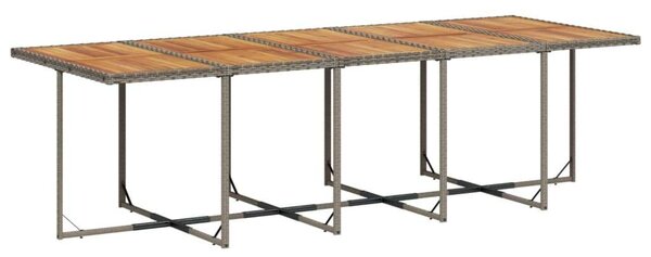 VidaXL Polyrattan Kerti Étkezőgarnitúra - 15 Fős