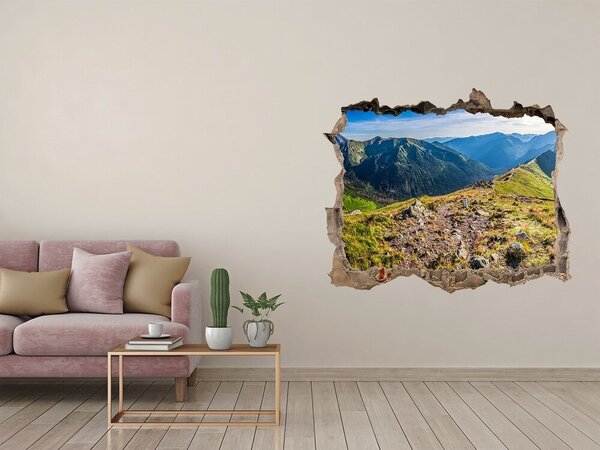 3d lyuk fal dekoráció Panoráma a tátra