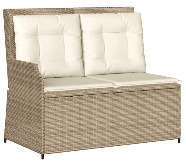 VidaXL Polyrattan Kerti Ülőgarnitúra - 3 részes - Bézs