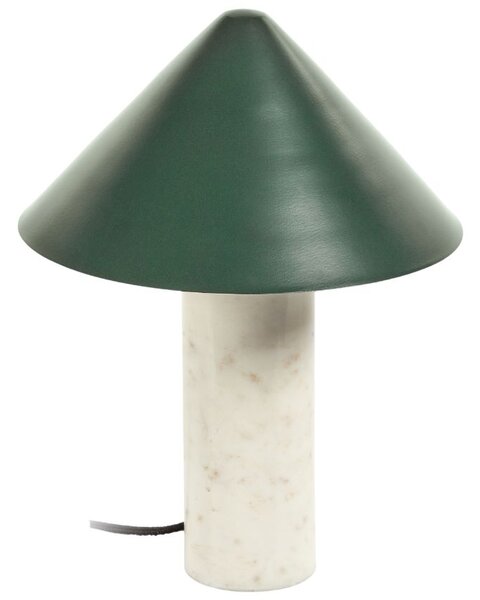 Zöld fém asztali lámpa Kave Home Valentin
