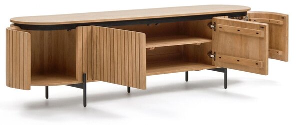 Fa TV állvány Kave Home Licia 200 x 55 cm