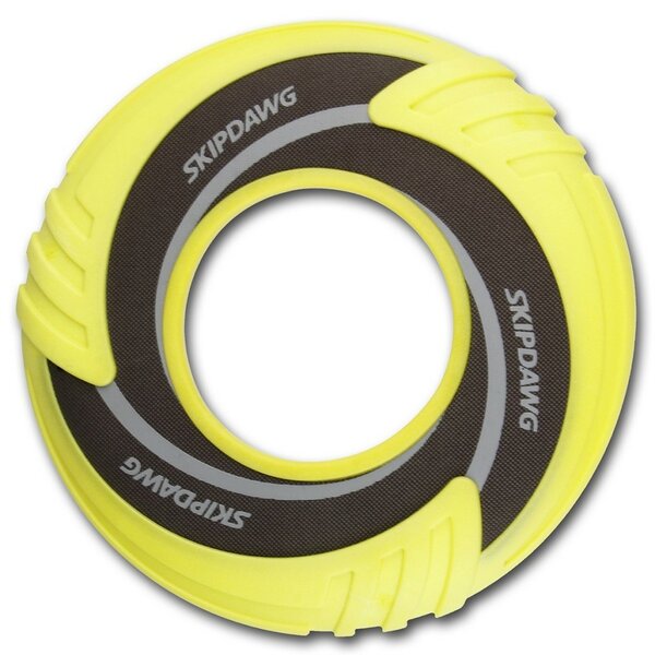 GiGwi Repülő csészealj kutyáknak Skipdawg Duroflex Disc sárga, átmérő 23 cm