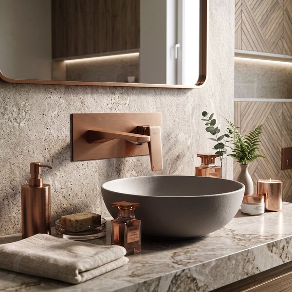 Falra szerelhető csaptelep PREMIUM REA Joe Brush Copper