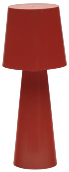 Piros fém LED asztali lámpa Kave Home Arenys M
