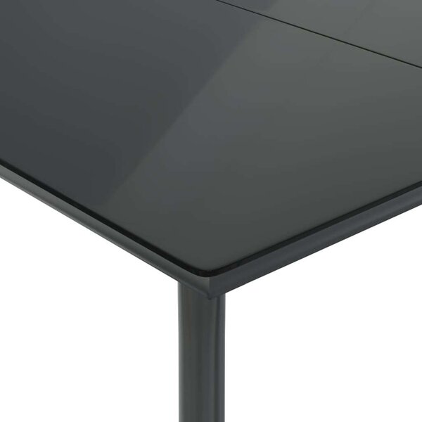 VidaXL 7-részes barna polyrattan kerti étkezőgarnitúra párnával