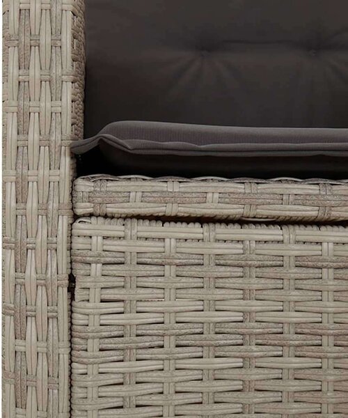 VidaXL Kertbútor - Dönthető Polyrattan Pad - 105x59 cm