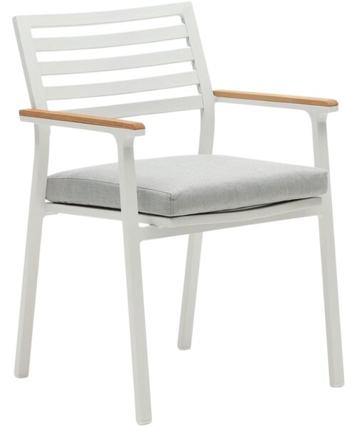 Fehér fém kerti szék Kave Home Bona