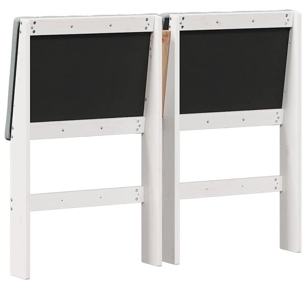 VidaXL Kárpitozott fejtámla Világosszürke 120 cm Tömör fenyőfa