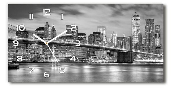 Négyszögletes üvegóra vízszintesen Manhattan new york city
