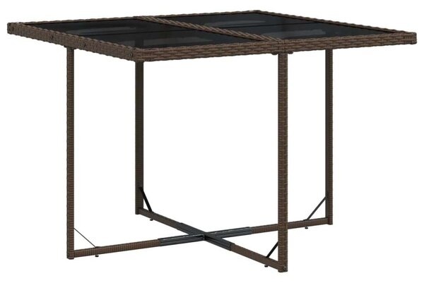 VidaXL Polyrattan Kerti Étkezőgarnitúra - 9 részes - Barna