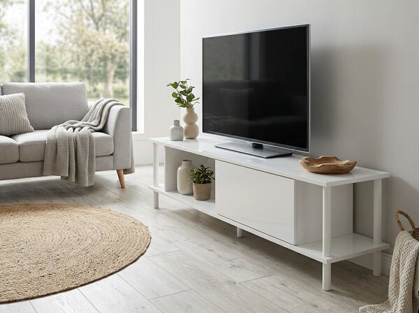 TV szekrény PARIS 150 cm, fehér