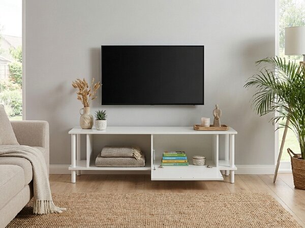 TV szekrény PARIS 150 cm, fehér