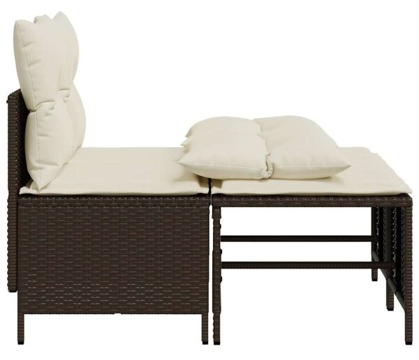 VidaXL Polyrattan Kerti Ülőgarnitúra - 4 Részes