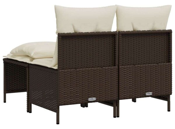 VidaXL Polyrattan Kerti Ülőgarnitúra - 4 Részes
