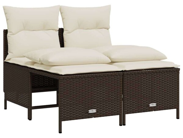 VidaXL Polyrattan Kerti Ülőgarnitúra - 4 Részes