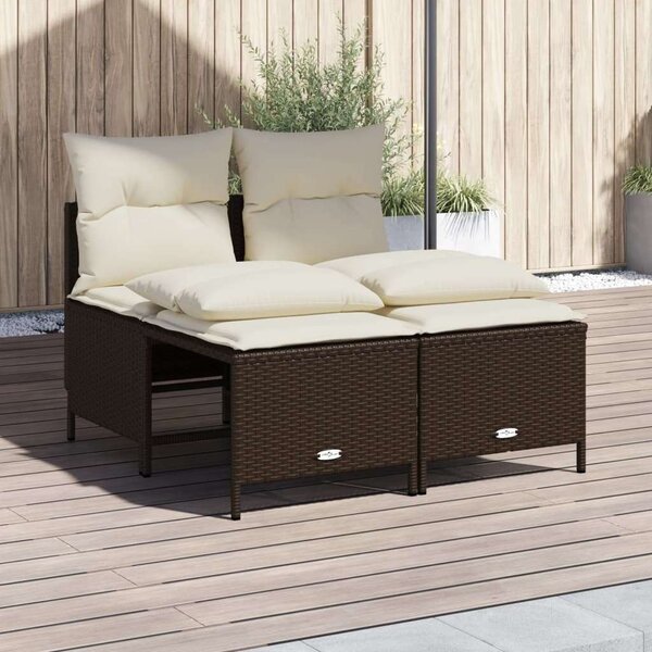 VidaXL Polyrattan Kerti Ülőgarnitúra - 4 Részes