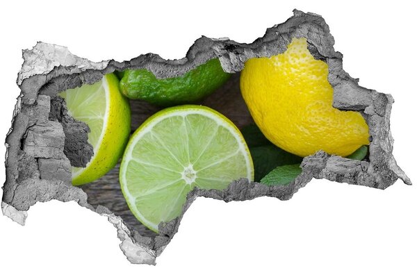 3d-s lyukat fali matrica Lime és citrom