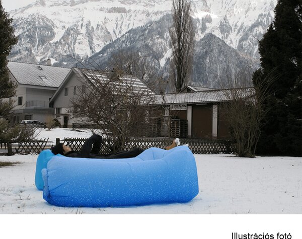 Felfújható babzsák/lazy bag, narancssárga, LEBAG