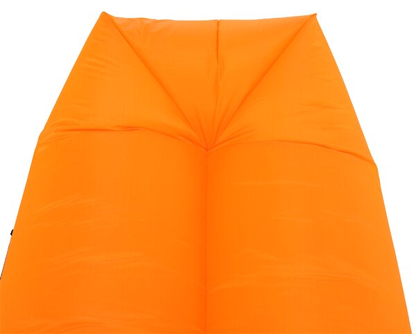 Felfújható babzsák/lazy bag, narancssárga, LEBAG