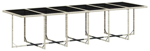 VidaXL Polyrattan Kerti Étkezőgarnitúra - 17 részes