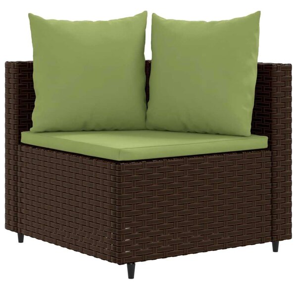 VidaXL Polyrattan Kerti Ülőgarnitúra - 10 részes - Barna