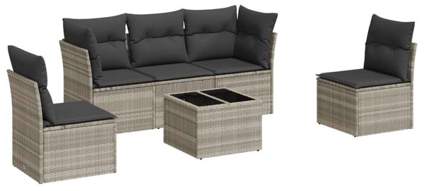 VidaXL Polyrattan Kerti Ülőgarnitúra - 6 Fős