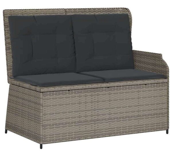 VidaXL Polyrattan Kerti Ülőgarnitúra - 4 részes - Szürke