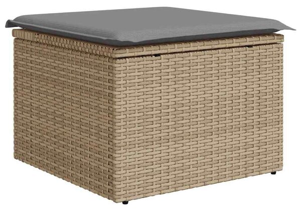 VidaXL Polyrattan Kerti Ülőgarnitúra - 8 részes - Bézs