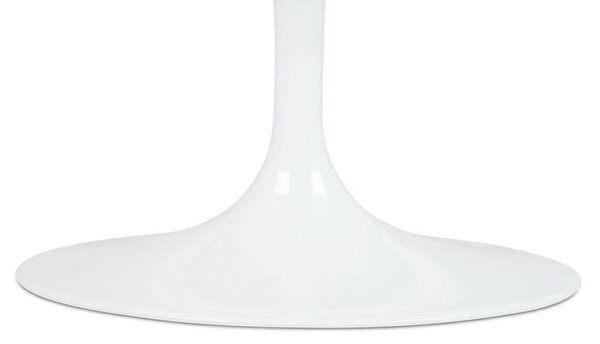 TULIP ELLIPSE MARBLE CARRARA fehér asztal - ovális márványlap, fém