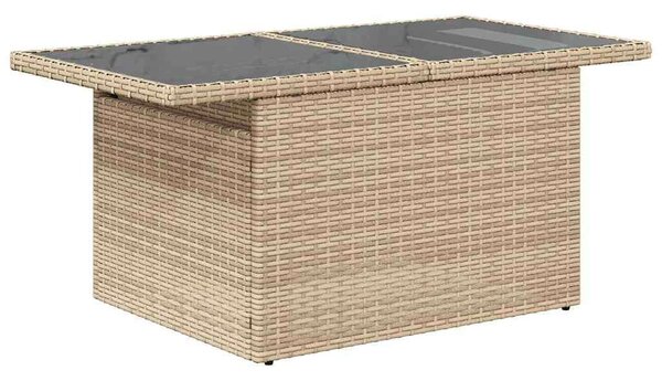 VidaXL Polyrattan Kerti Ülőgarnitúra - 7 részes - Bézs