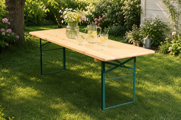 BAVORD Sörasztal PREMIUM 220x70cm – tömörfenyő