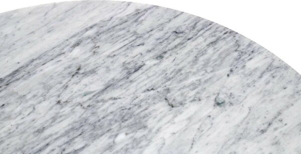 King Home Tulip Marble 120 Carrara étkezőasztal márvány fehér