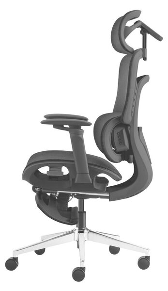 Ergonomikus irodai szék, hálós szövet masszázs funkcióval, fekete