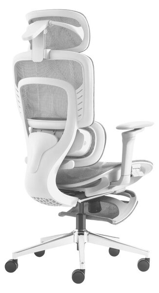 Ergonomikus irodai szék, hálós szövet masszázs funkcióval, szürke