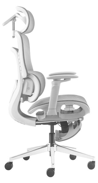Ergonomikus irodai szék, hálós szövet masszázs funkcióval, szürke