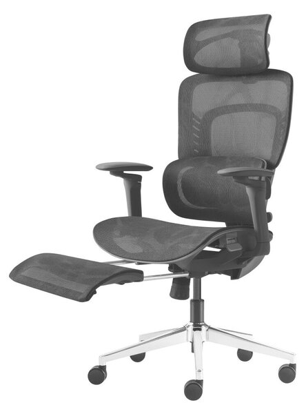 Ergonomikus irodai szék, hálós szövet masszázs funkcióval, fekete