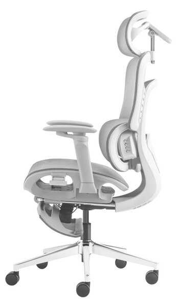 Ergonomikus irodai szék, hálós szövet masszázs funkcióval, szürke