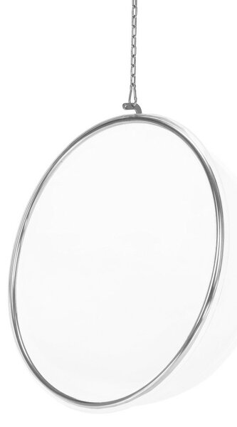 BUBBLE NEW TYP 1 Függő fotel, átlátszó / ezüst / szürke