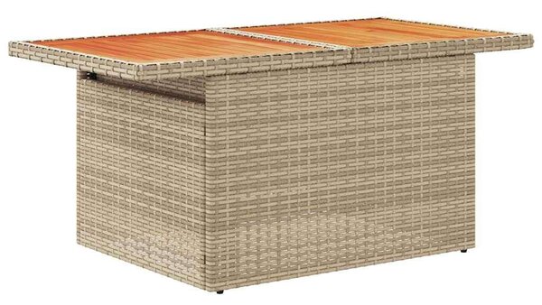 VidaXL Polyrattan Kerti Ülőgarnitúra - 7 részes - Bézs