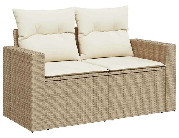 VidaXL Polyrattan Kerti Ülőgarnitúra - 7 részes - Bézs