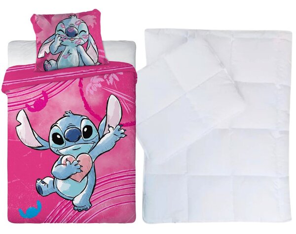Lilo és Stitch ovis ágynemű szett (love)