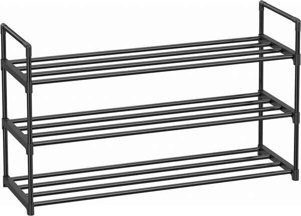 Cipőtároló, Songmics, fekete, 92x30x54 cm